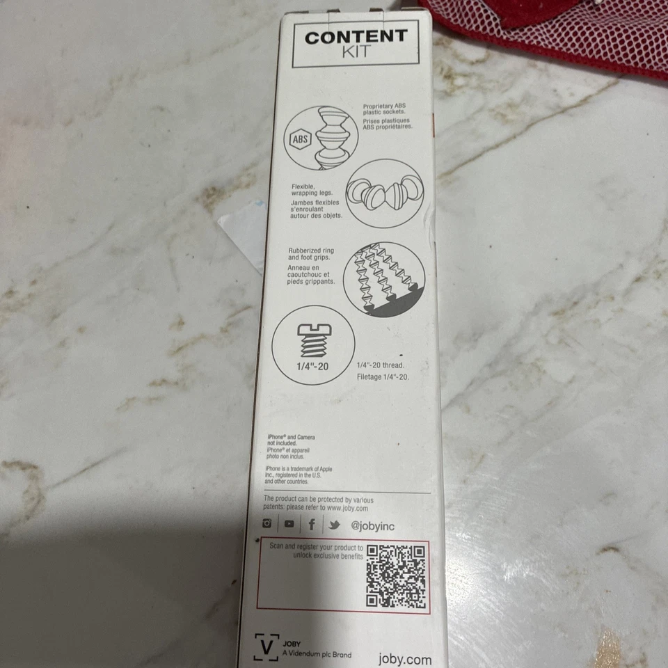 JOBY gorillapod jbo1717-bww NEW IN BOX TRI-POD KIT - Image 3 of 4