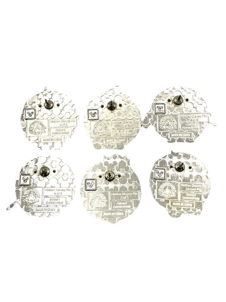 Juego de 6 prendedores Disney 2024 DLR Jack-Jack Hidden Mickey con cazador Frozone Edna difícil de encontrar Foto 2 de 2