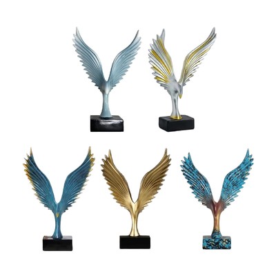 Vogelfigur verbreitet seinen Flügelschmuckstudienraum Eröffnung Geschenk