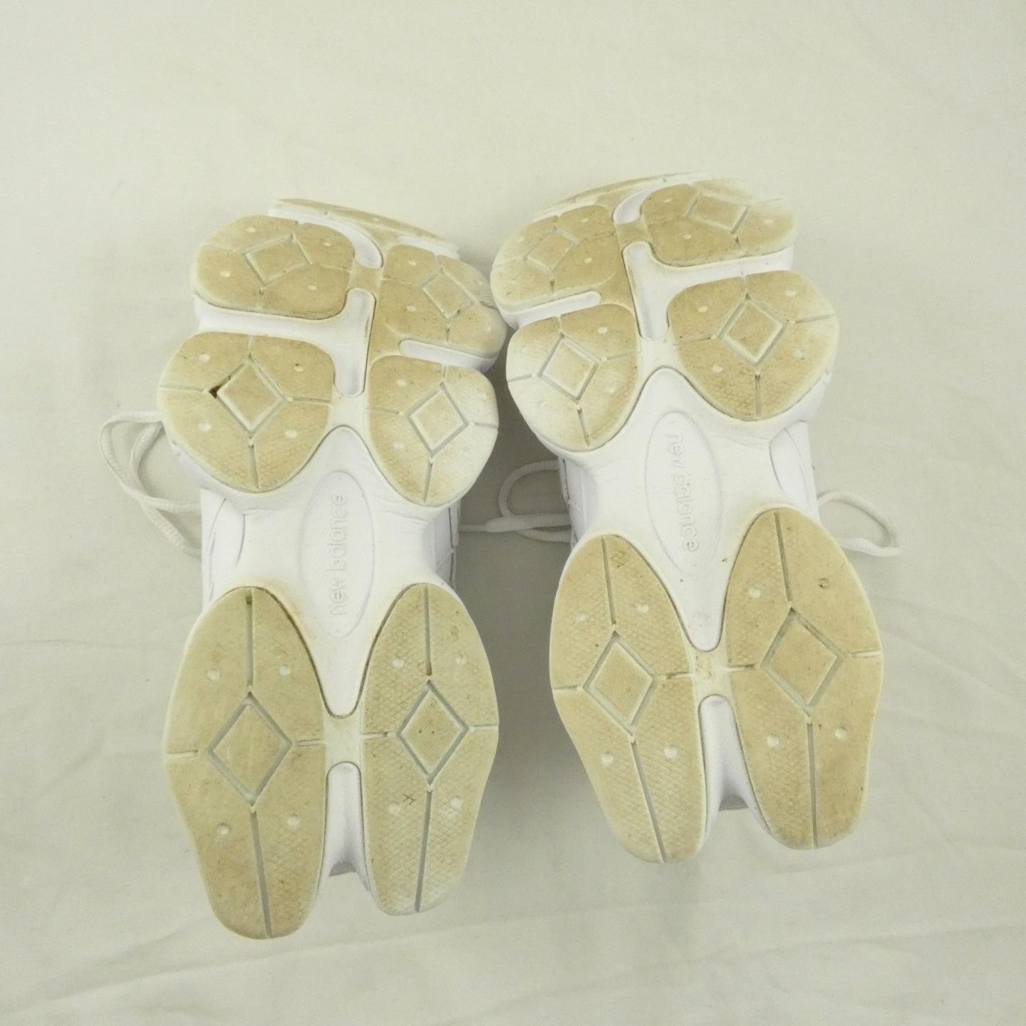 New Balance 9060 Triple White Ladies Trainers UK Size 5 - Good Condition image 8
