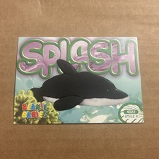 Ty Beanie Babies 2nd Edition Series 4 1999 #233 Splash The Whale
