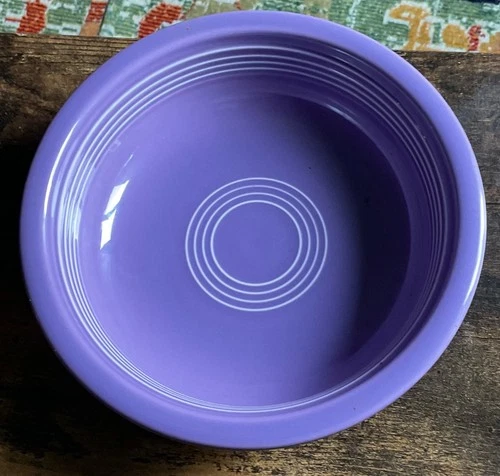 Vintage Fiestaware Lilac cereal bowl purple dish soup Fiesta RETIRED