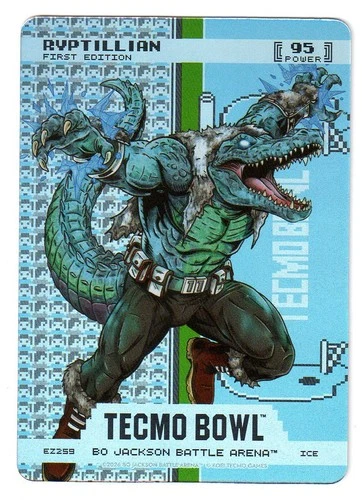2026 Bo Jackson Battle Arena Tecmo Bowl RYPTILLIAN Endzone Battlefoil ICE