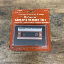 Realistic RadioShack Telephone Answering Machine 30 Second Outgoing Message Tape