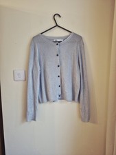 Zara Sparkly Silver Cardigan – Size L