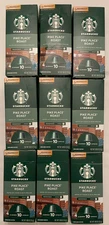 9 Starbucks Nespresso 10 Pike Place Roast Espresso, 90 Count Pod Total