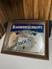 BOLS BlackBerry Schnapps Liqueur Glass Mirror 