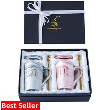 Mr and Mrs Coffee Mugs - Wedding Gifts for Bride and Groom - Gifts for Bridal...