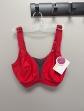 Amoena Everyday Mastectomy Sports Bra Red size 36C