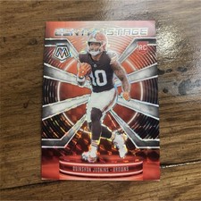 Panini 2025 Mosaic Center Stage Quinshon Judkins #16 White Prizm /25 Rookie