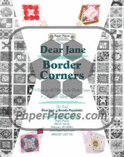 Dear Jane Four Corners Paper Piece Pack - per pack