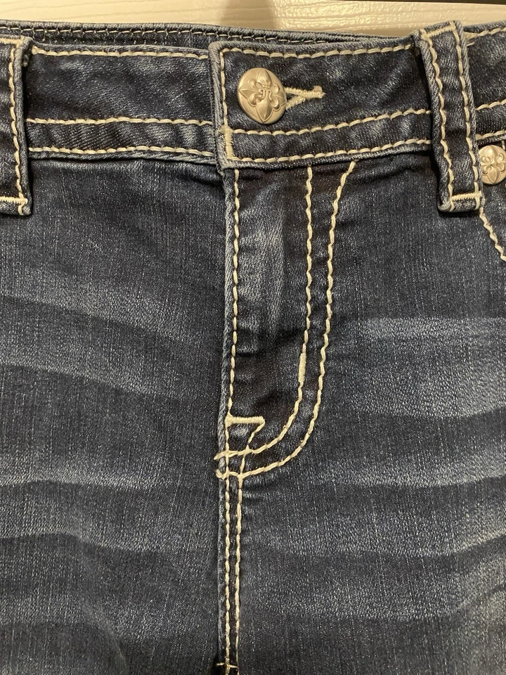 Pantalones de mezclilla ajustados para mujer talla 30 Miss Me "Hailey" estilo No: M3213S Foto 3 de 4