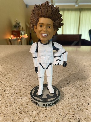 Chris Archer 2016 Star Wars Stormtrooper Bobblehead Tampa Bay Rays Baseball
