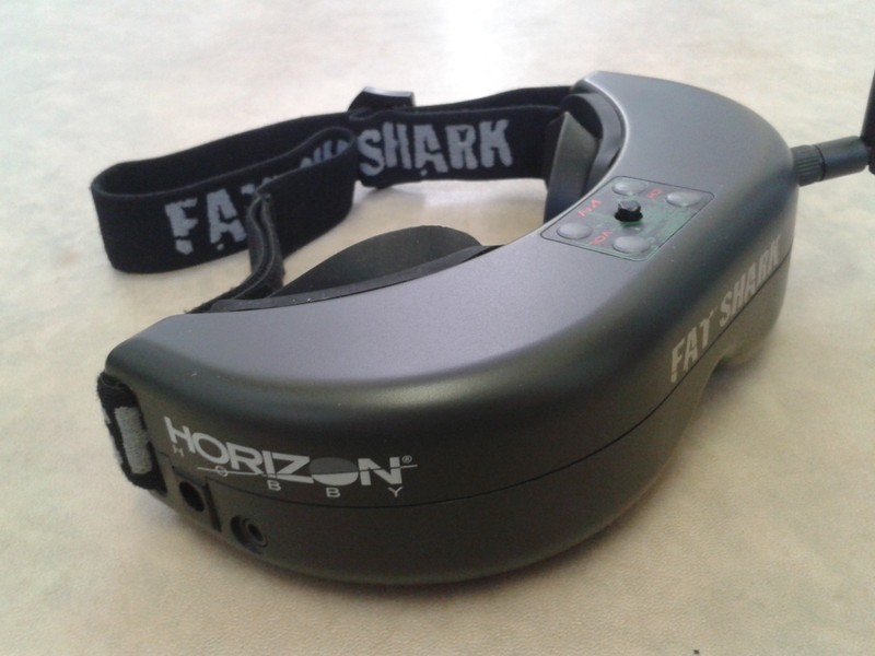 Fatshark Teleporter V4 Horizon Hobby 5.8GHz FPV Goggles / RC Drone Plane Glider