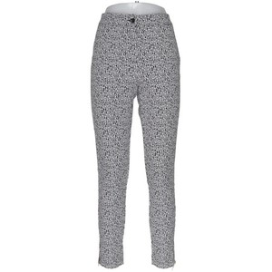 Bialcon, Hose, Größe: 38, Schwarz/Weiß, Baumwolle/Elasthan/Tencel #dpF