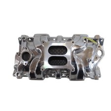 1957-86 Sbc Chevy Intake Manifold Dual Plane Rpm 350 Polished 1957-86 Sbc Chevy Intake Manifold Dual Plane Rpm 350 Polished