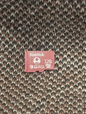 Official Sandisk 128GB MicroSD Memory Card For Nintendo Switch in Red Original