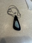 Marahlago Larimar Silver Necklace And Black Onyx Pendant — photo 8