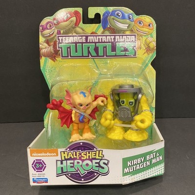 NIP Teenage Mutant Ninja Turtles TMNT Half Shell Heroes Kirby Bat & Mutagen Man