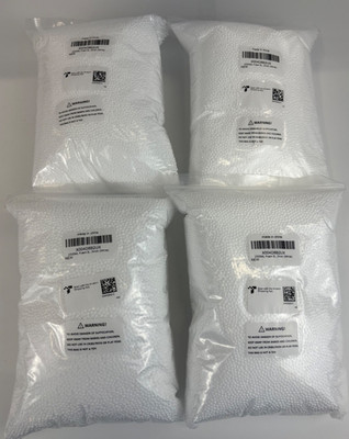 2300ML Foam Balls Polystyrene Beads White Foam Beads for Slime 2-3mm Set of 4