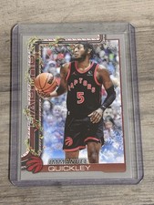 2025-26 Topps Holiday #H26 Immanuel Quickley Glitter Holiday