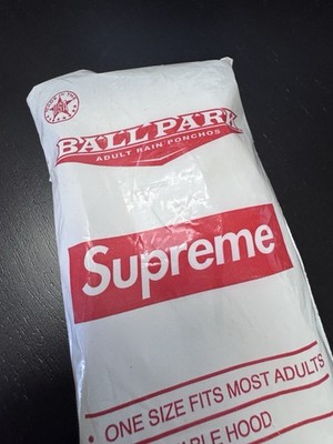 送料込み 8個セット Supreme Ballpark™ Poncho Supreme Ballpark Rain Poncho SS20 Season Gift Brand New 100