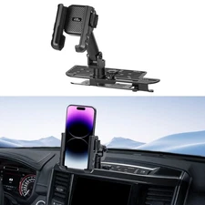 JOYTUTUS Metal Dash Mount Phone Holder Compatible with 2019+ RAM Truck 1500, ...