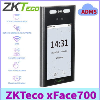 ZKTeco xFace700 TCP/IP ADMS Mask Multi-face Recognition Access Control System