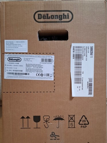 DE'LONGHI Kaffeevollautomat Magnifica S ECAM21.110.SB Milchaufschäumdüse 1450W - Bild 2 von 3