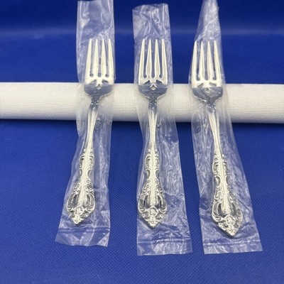 Oneida MICHELANGELO Stainless Salad Fork Heirloom Other Mark  Flatware Set 3