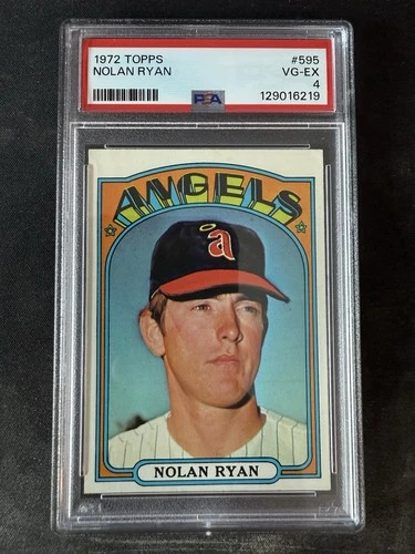 Nolan Ryan 1972 Topps #595 PSA 4 MLB HOF Baseball Card