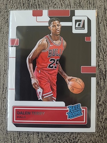 Dalen Terry 2022-23 NBA Panini Donruss Basketball Rookie Card #218 Chicago Bull - Foto 1 di 2