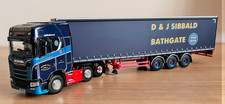 Wsi Scania S650 Unit With Curtainside Trailer In The Livery Of D & J Sibbald