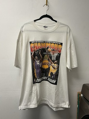 2001 Lakers Champions  Rap Tee Size Xxl Kobe Shaq  Extremly Rare
