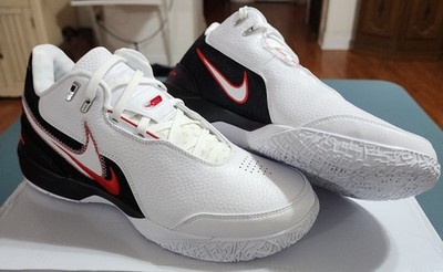 Nike Zoom LeBron NXXT Gen White/Black/Varsity Red. Size Mens 11.5 / Women's 13