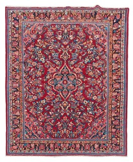 Genuine Hand Knotted Antique Tribal Baghtiyaar Wool Area Rug 10.4 x 7.5 Ft