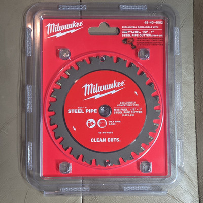Milwaukee 48-40-4062 5-3/8 in Carbide Circular Saw Blade for Steel Pipe
