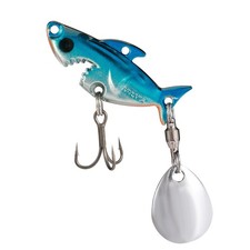 5X Great white shark metal long-range shot iron plate sequined largemouth bass