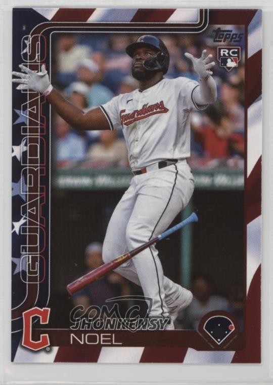2025 Topps Series 1 Independence Day /76 Jhonkensy Noel #24 Rookie RC