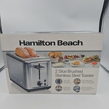 Hamilton Beach 2-Slice Brushed Stainless Stee...