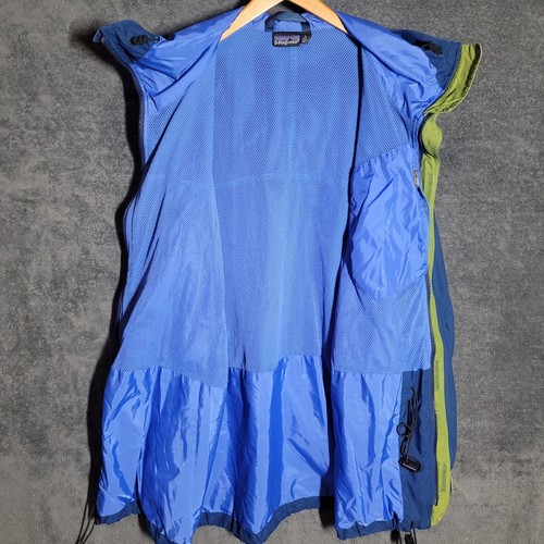 Vintage Patagonia Parka Mens Extra Large Blue Green Mountain Storm Jacket Nylon - Picture 3 of 11