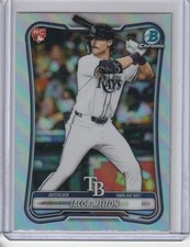 2026 Bowman JACOB MELTON Tampa Bay Rays RED ROOKIE LOGO VARIATION #87