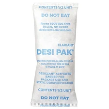 ARMOR SHIELD D1/2UCT Desiccant,Tyvek Bags,PK550 36LP59
