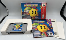 Ms Pac-Man Maze Madness N64 Nintendo 64 Complete CIB
