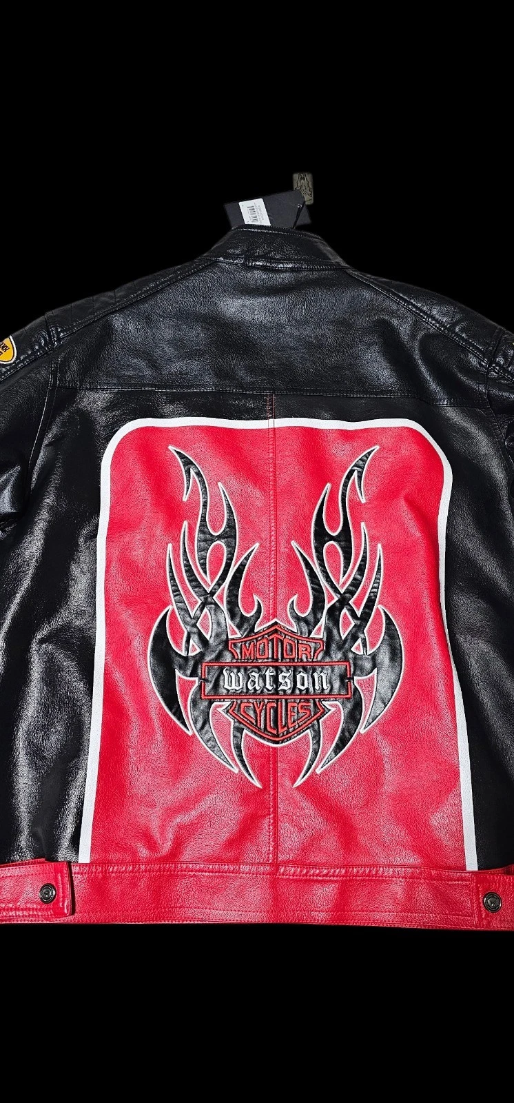 Watson Motorcycles Moto Racing Jacket Mens XL image 2