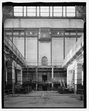 24. Turbine Hall, interior, looking northwest - Philadelphia Electric Company,