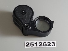 Einschlaglupe Lupe Mautner Dresden DDR 8x Bakelit schwarz #2512623