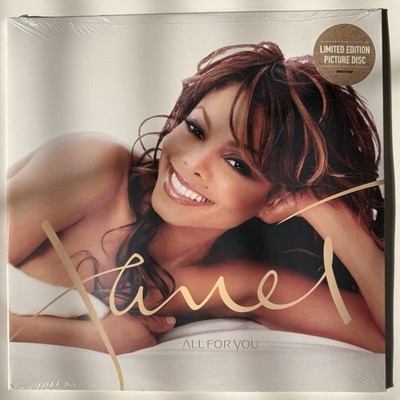 Brand New/SEALED Janet Jackson Album All For You Picture Disc 2xLP Vinyl Record