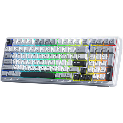 AULA F99 PRO Wireless Mechanical Gaming Keyboard Black/Grey/White NEW SHIPS NOW