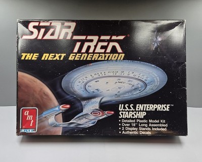 Star Trek The next Generation U.S.S. Enterprise Starship Bausatz 1988 Inhalt NEU